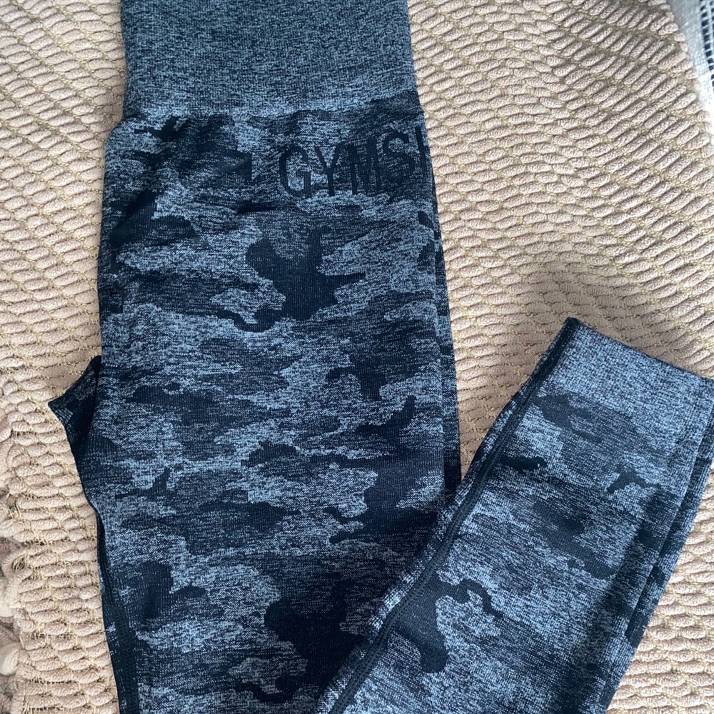 High Waisted Gymshark Camo Leggings